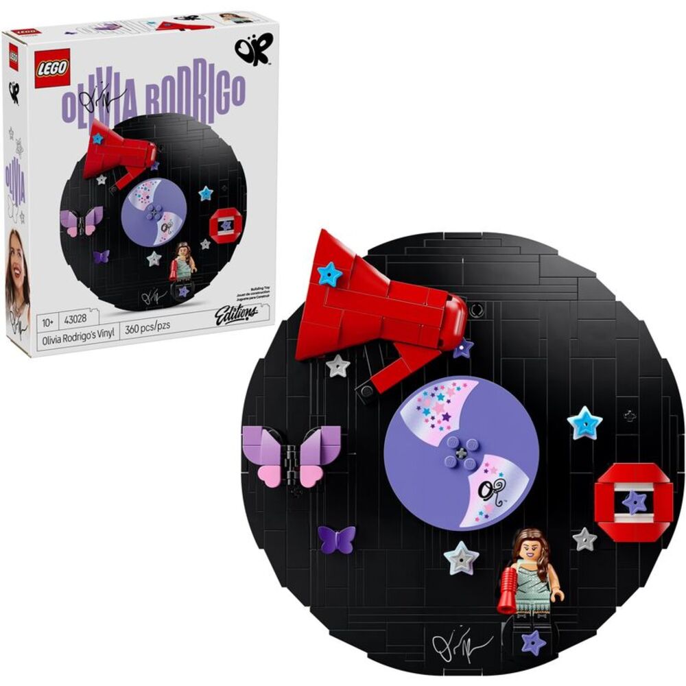 Olivia Rodrigo - LEGO® Editions Music Olivia Rodrigo's Vinyl 43028